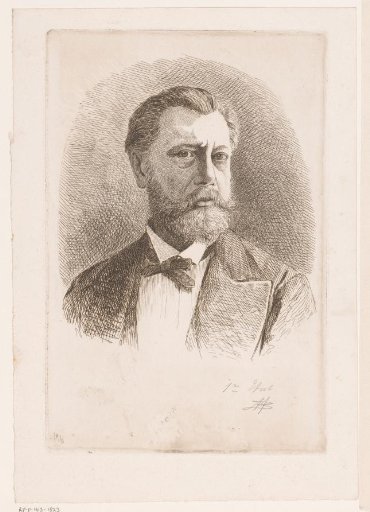 Portrait of Adrien Joseph Verhoeven-Ball