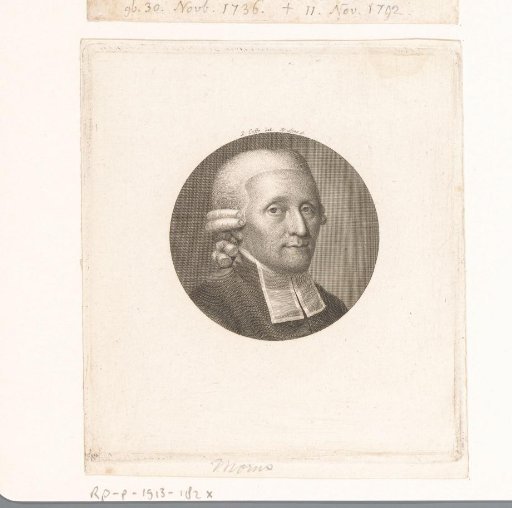 Portrait of Samuel Friedrich Nathanael Morus