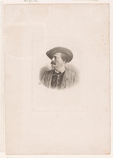 Portrait of an unknown man with hat