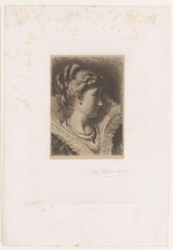 Portrait of an Unknown Young Woman