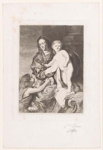 Mary with the Christ Child and the young John the Baptist