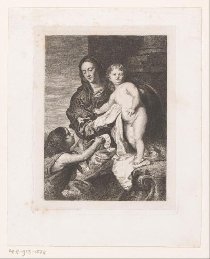 Mary with the Christ Child and the young John the Baptist