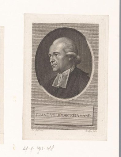 Portrait of Franz Volkmar Reinhard