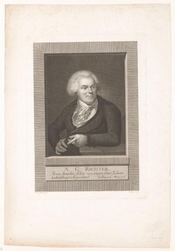 Portrait of August Gottlieb Richter