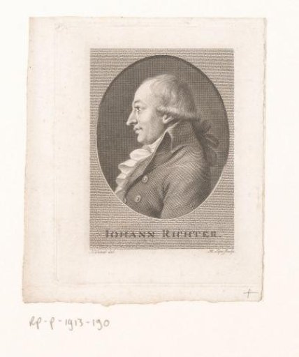Portrait of Johann Gottfried Richter