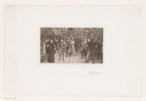 Burgomaster Lancelot van Ursel Gives the Command of the Civil Guard to Alderman Cornelis van Spangen
