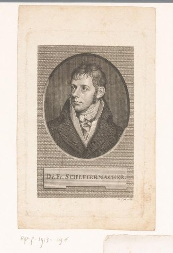 Portrait of Friedrich Ernst Daniel Schleiermacher