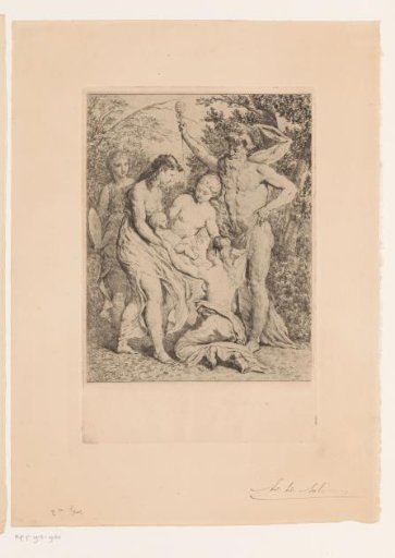Mercury Gives Baby Bacchus to the Nymphs