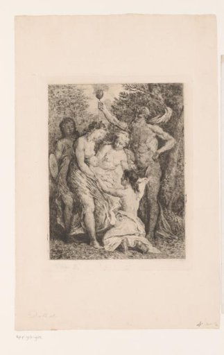 Mercury Gives Baby Bacchus to the Nymphs