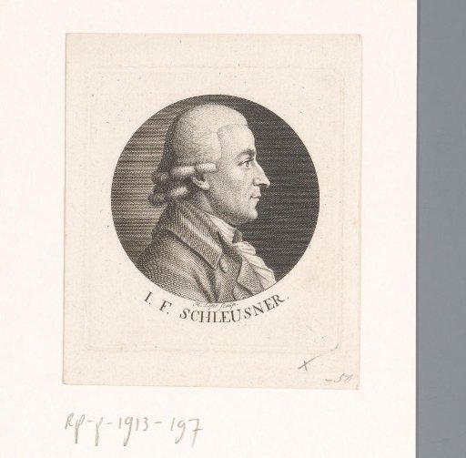 Portrait of Johann Friedrich Schleusner