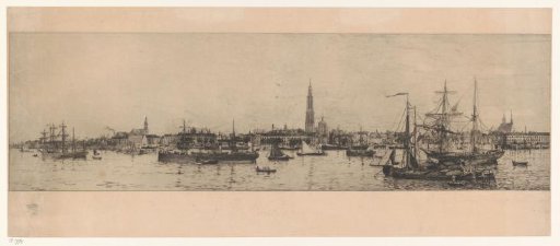 Antwerp seen from the Scheldt