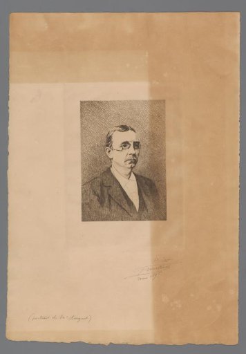 Portrait of an unknown man, possibly Bocquet