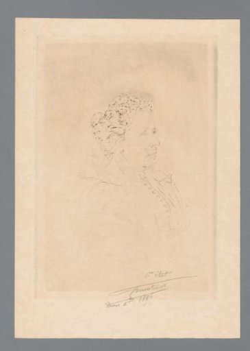Portrait of an unknown woman, possibly Mrs. Elle