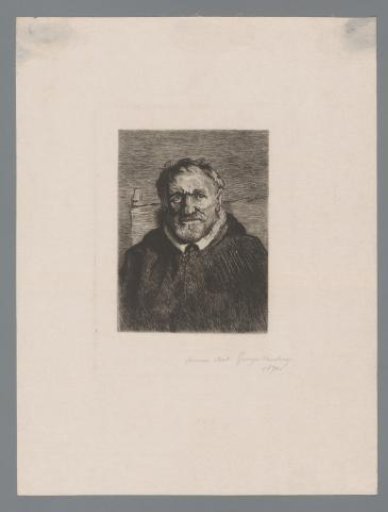 Portrait of an unknown old man