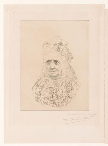 Portrait of an unknown woman