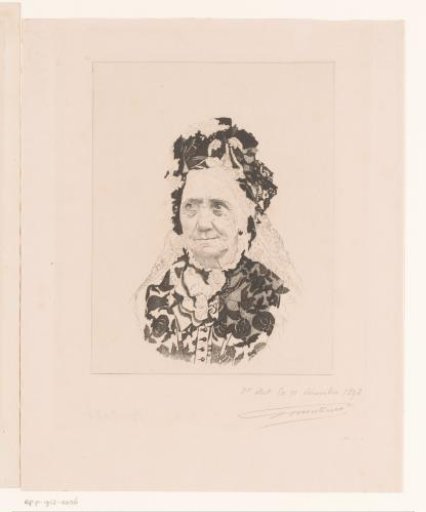 Portrait of an unknown woman
