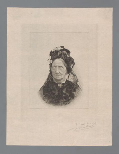 Portrait of an unknown woman