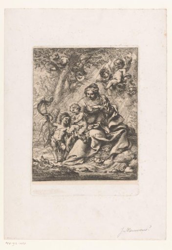 Mary with Christ and John the Baptist as Children