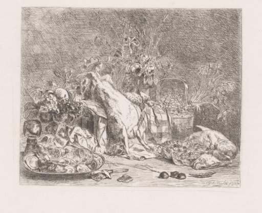 Still Life of Flowers, Fruit and Game