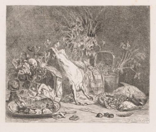 Still Life of Flowers, Fruit and Game