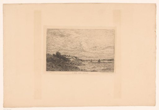 View of the Seine at Honfleur