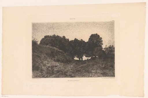 View of a landscape near Vézelay