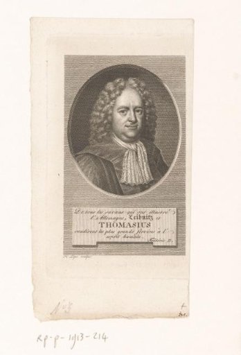 Portrait of Christian Thomasius