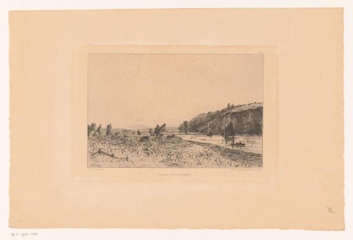 Meadow and river at Vatteville