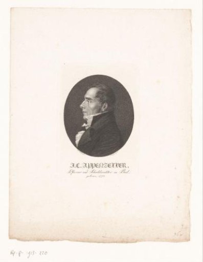 Portrait of Johann Konrad Appenzeller