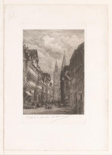 View of a street in Braunschweig