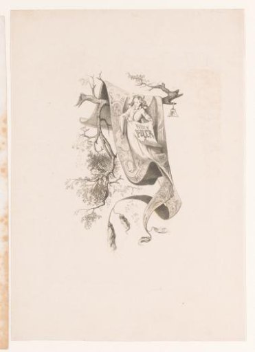Branch with a banner depicting an angel with a standard