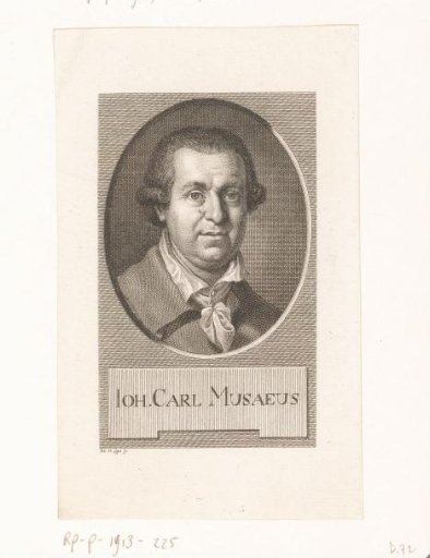 Portrait of Johann Carl August Musäus