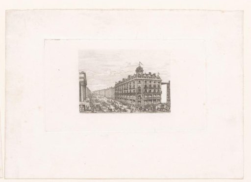 View of the department store of Thiéry & Cie in Brussels