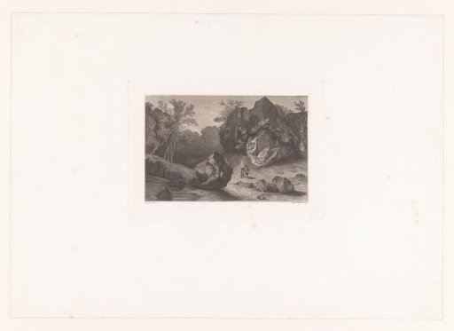 Landscape with rock formations