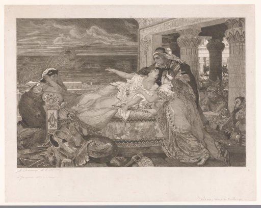Dido on her deathbed