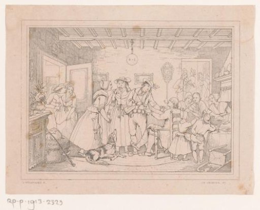 Interior of a Farmhouse Inn