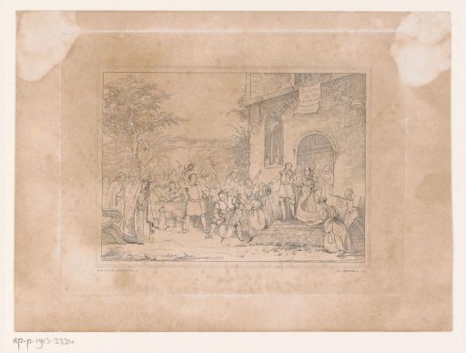 Celebration in Honour of Jan Steen and His Wife