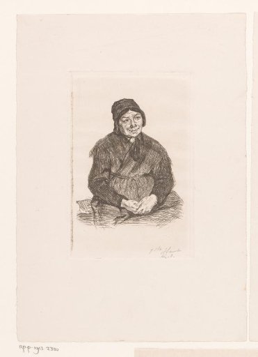 Seated Woman with Her Hands in Her Lap