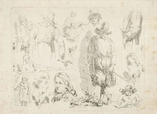 Study sheet with figures
