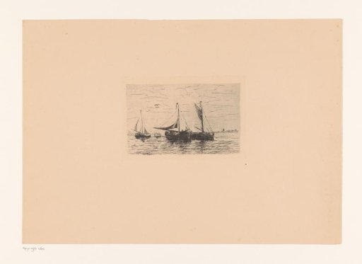 Sailing Ships on a Calm Sea