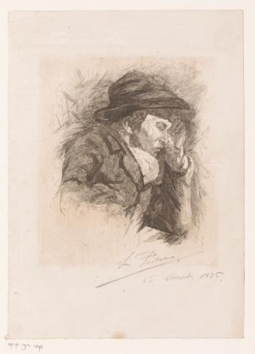 Man rubbing his eye