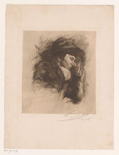 Man rubbing his eye