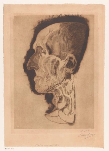 Death mask of Antonio Canova