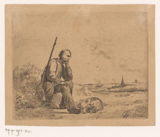 Resting hunter