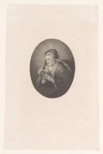 Rembrandt's mother reading