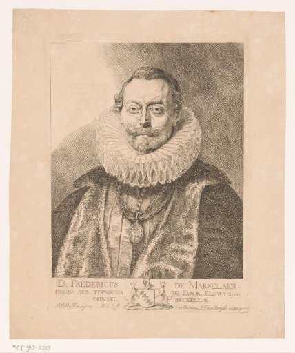 Portrait of Frederik de Marselaer