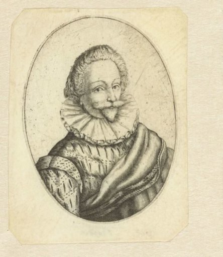 Portrait of a Man with Moustache and Beard