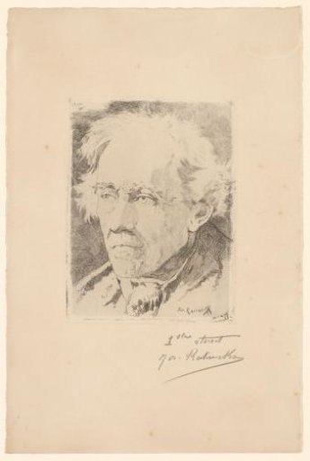Head of an old man