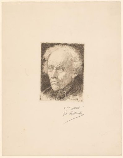 Head of an old man