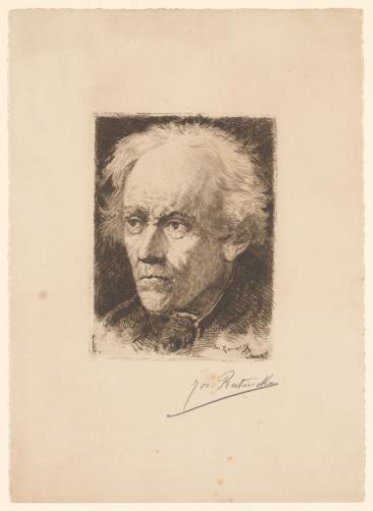 Head of an old man